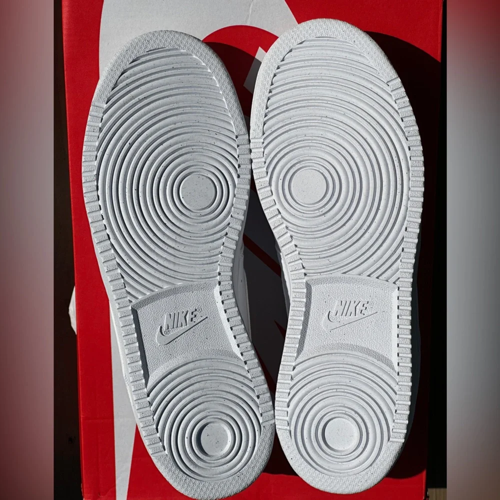 NEW Nike Court Vision Low Next Nature All White - Mens US 8 | Womens US 9.5